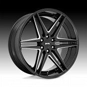 Dub Dirty Dog S267 Gloss Black Milled Custom Wheels